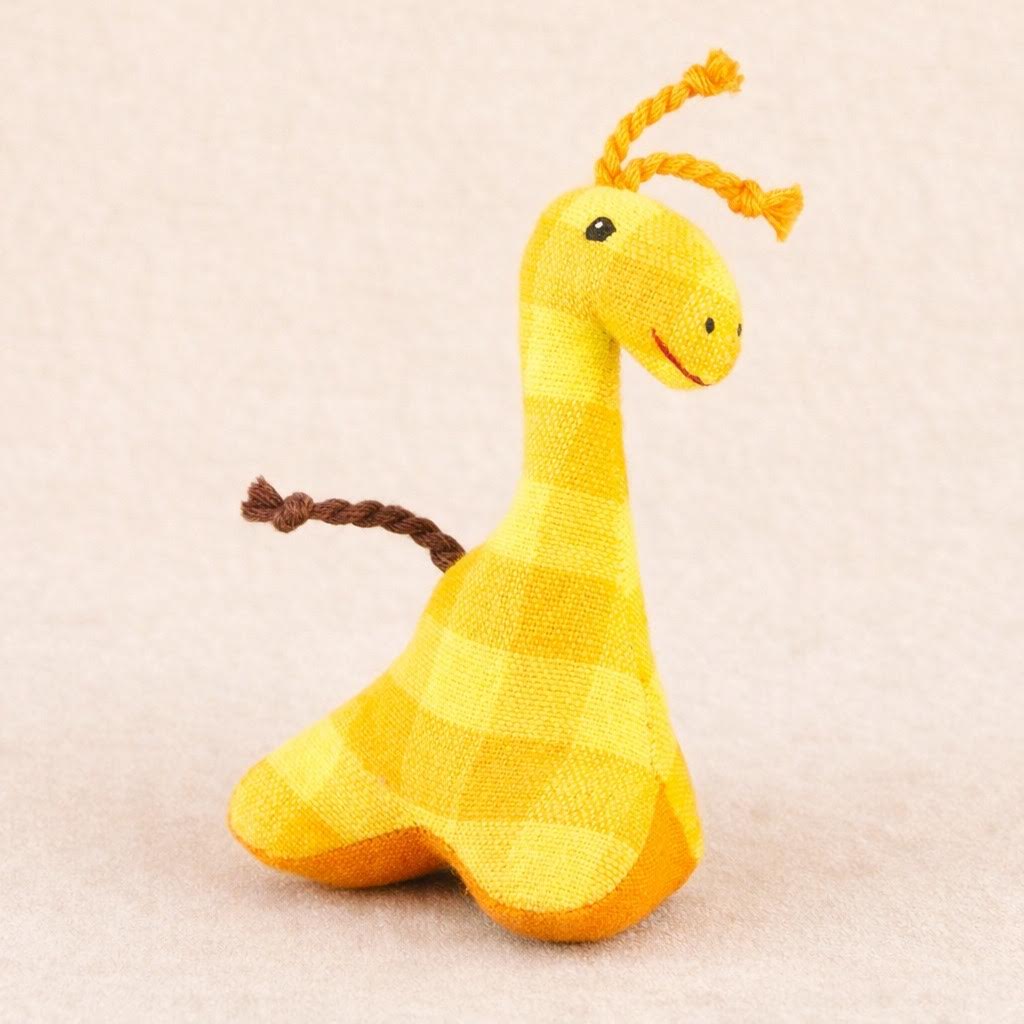 Organic Cotton Little Critters- Giraffe