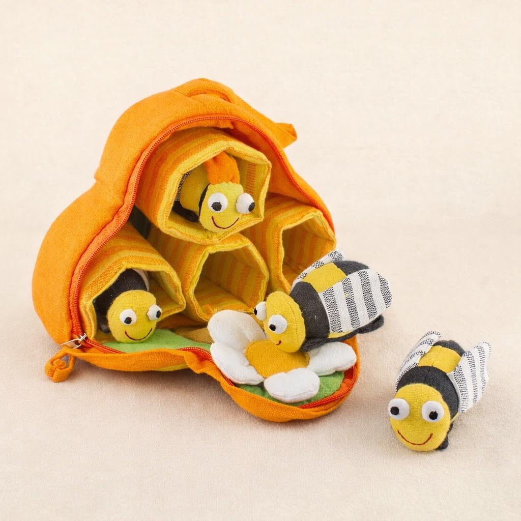 Handcrafted Organic Cotton Playhouse - Beehive
