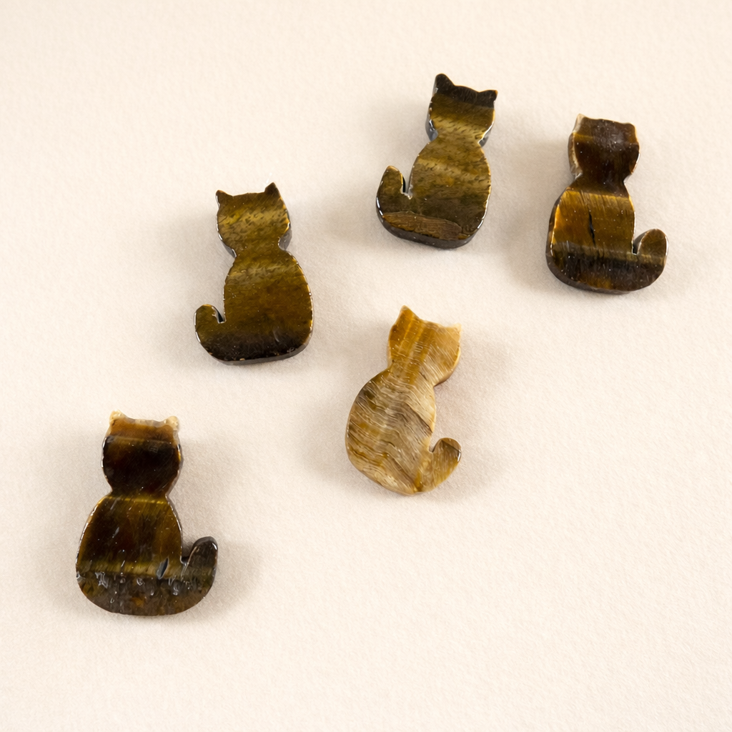 Gemstone - Flat Cat Figurine