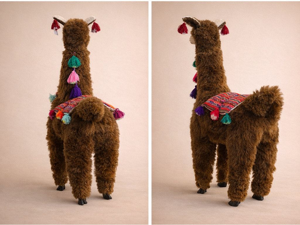 Alpaca Stuffed Animal - Large Alpaca 48"