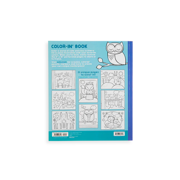 Little Cozy Critters Coloring Book