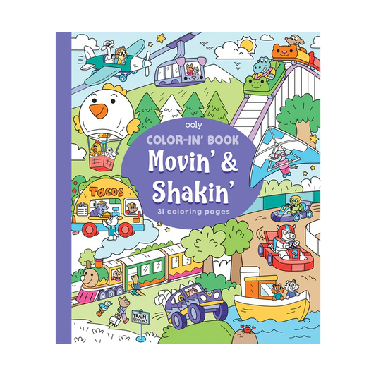 Movin & Shakin Coloring Book