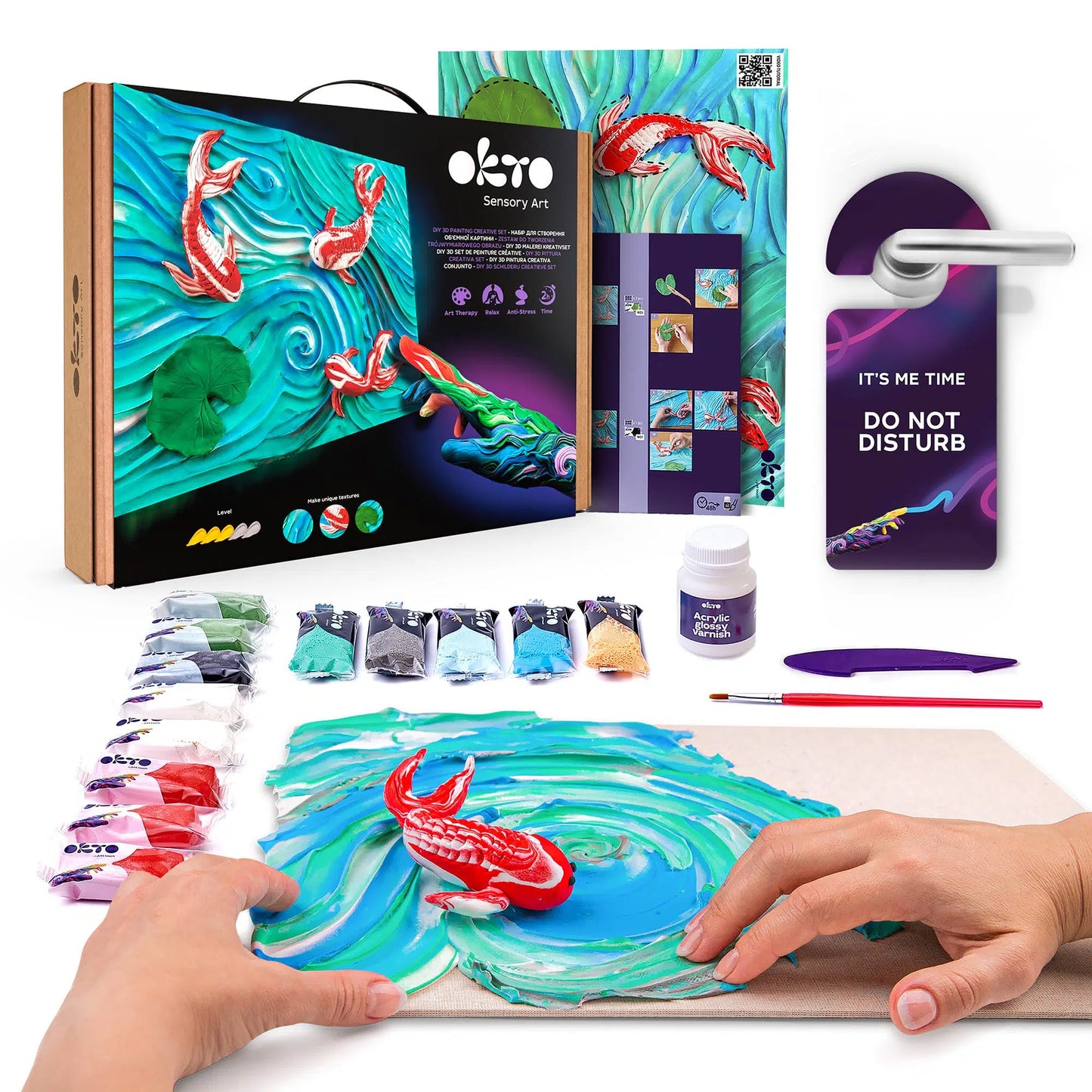 Sensory Art 3D Painting “Koi Carp”