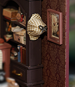 DIY Miniature House Kit: Mose's Detective Agency