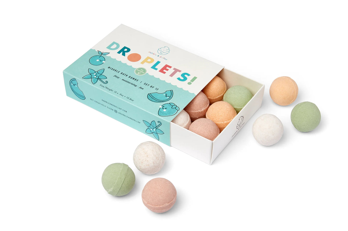 All Natural Mini Bath Bombs- Fruit Scents