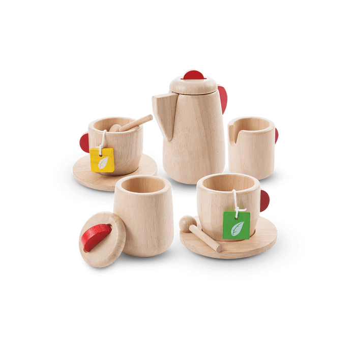Wooden Kitchen Tea Set