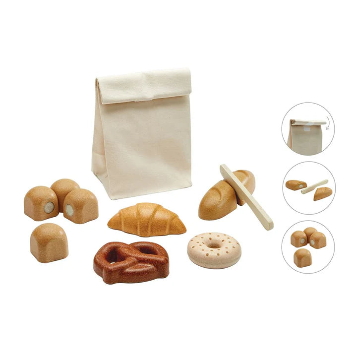 Wooden Bread Set