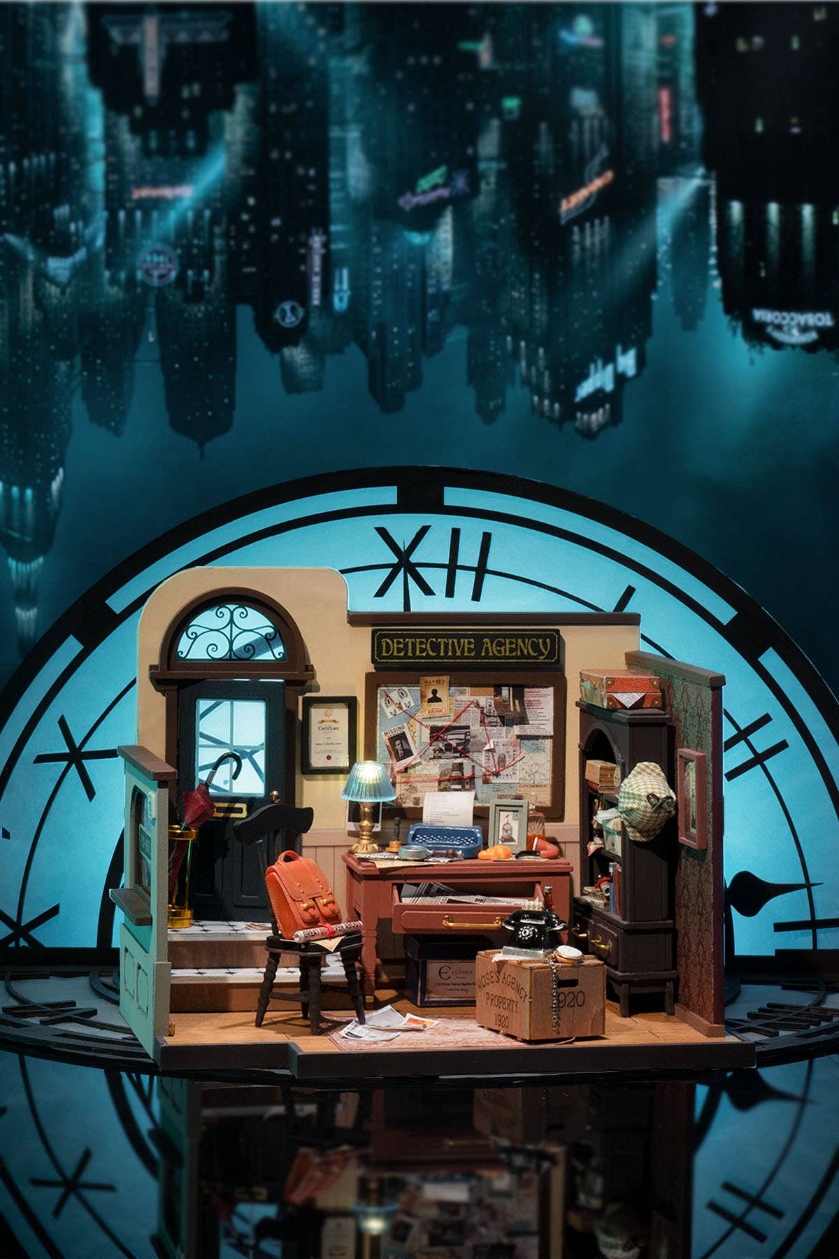 DIY Miniature House Kit: Mose's Detective Agency