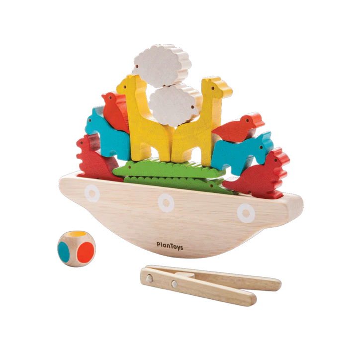Wooden Balancing Boat Set
