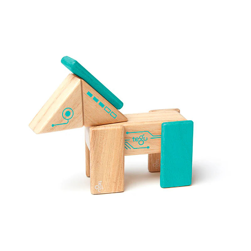 Robo Magnetic Wooden Blocks Future Collection