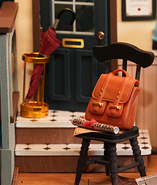 DIY Miniature House Kit: Mose's Detective Agency