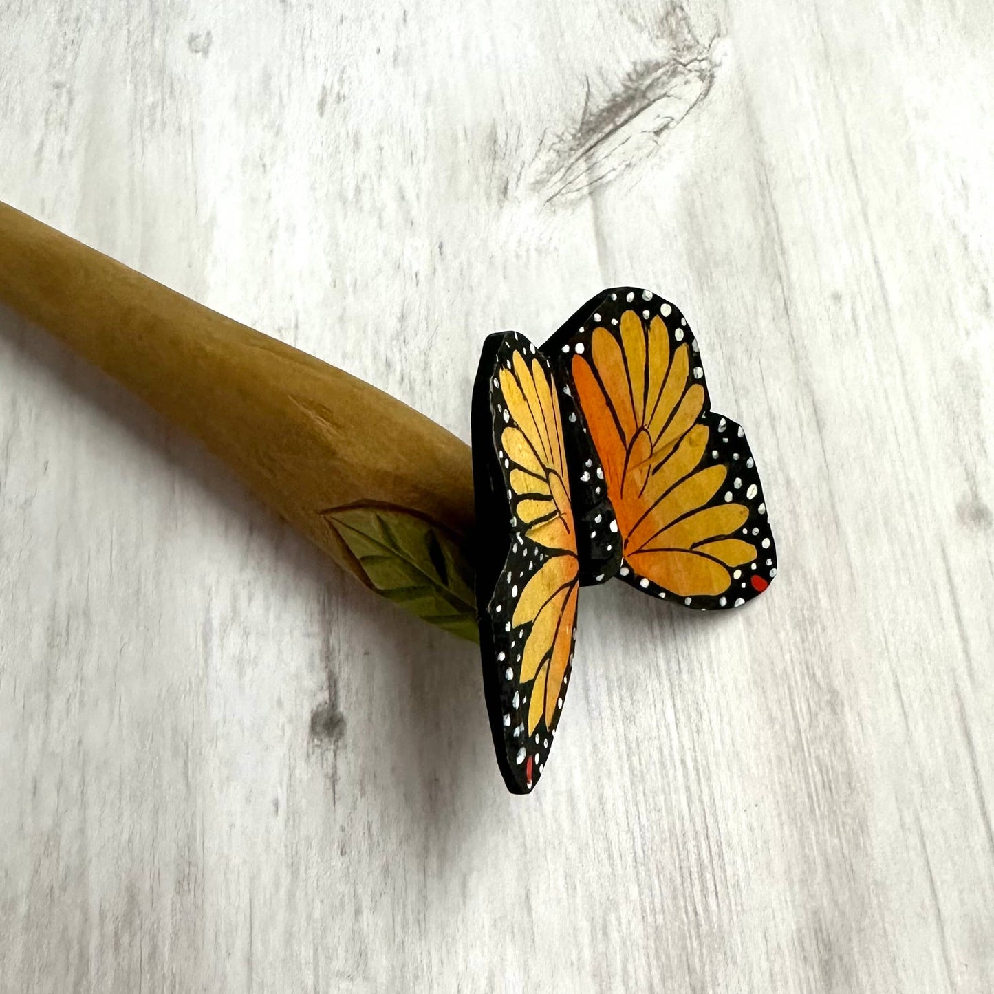 Wooden Handmade Ballpoint Pen Butterfly