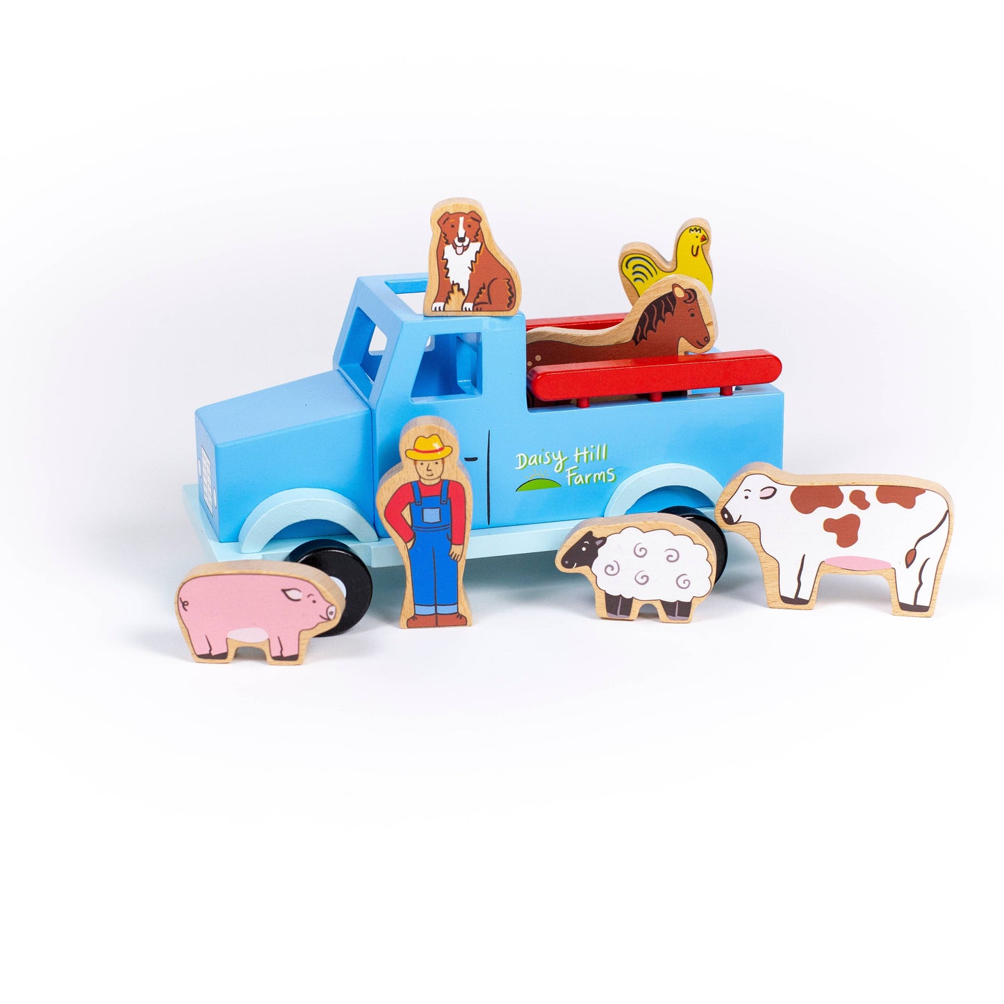 Down on the Farm Wooden Magnetic Truck