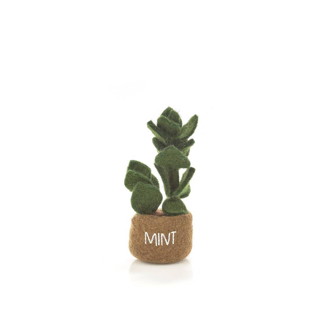 Handmade Felt Herbs Standing Decoration Variety
