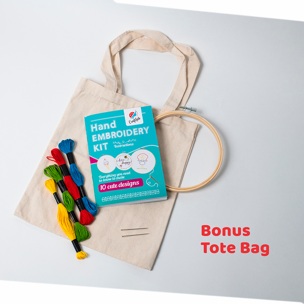 Hand Stitching Embroidery Kit