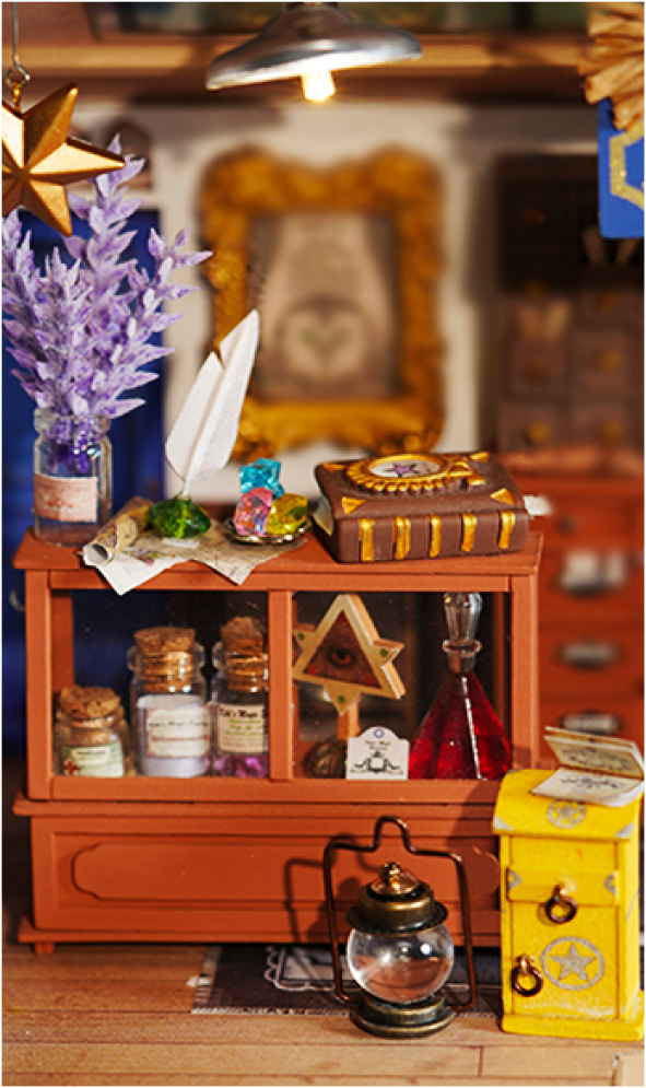 DIY Miniature House Kit: Mose's Detective Agency