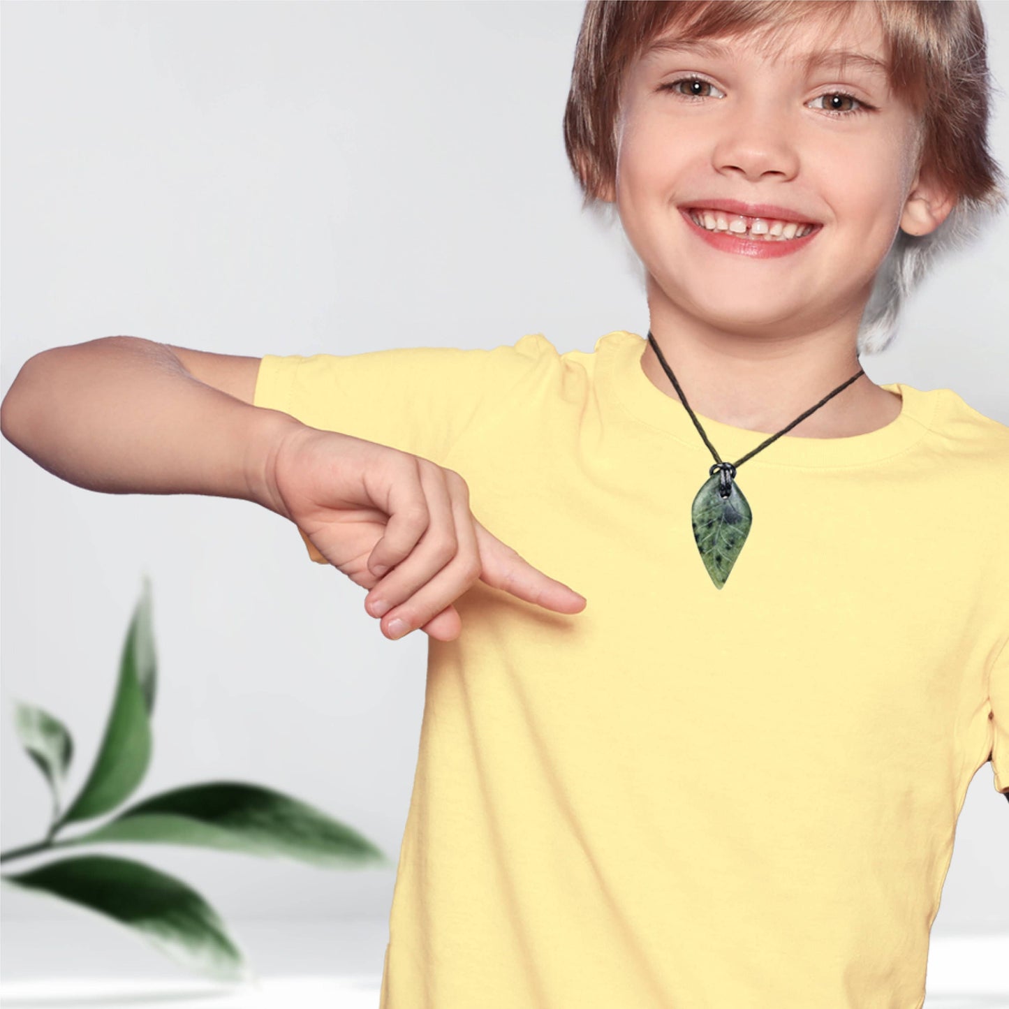 Leaf Soapstone Pendant Jewelry Carving Kit