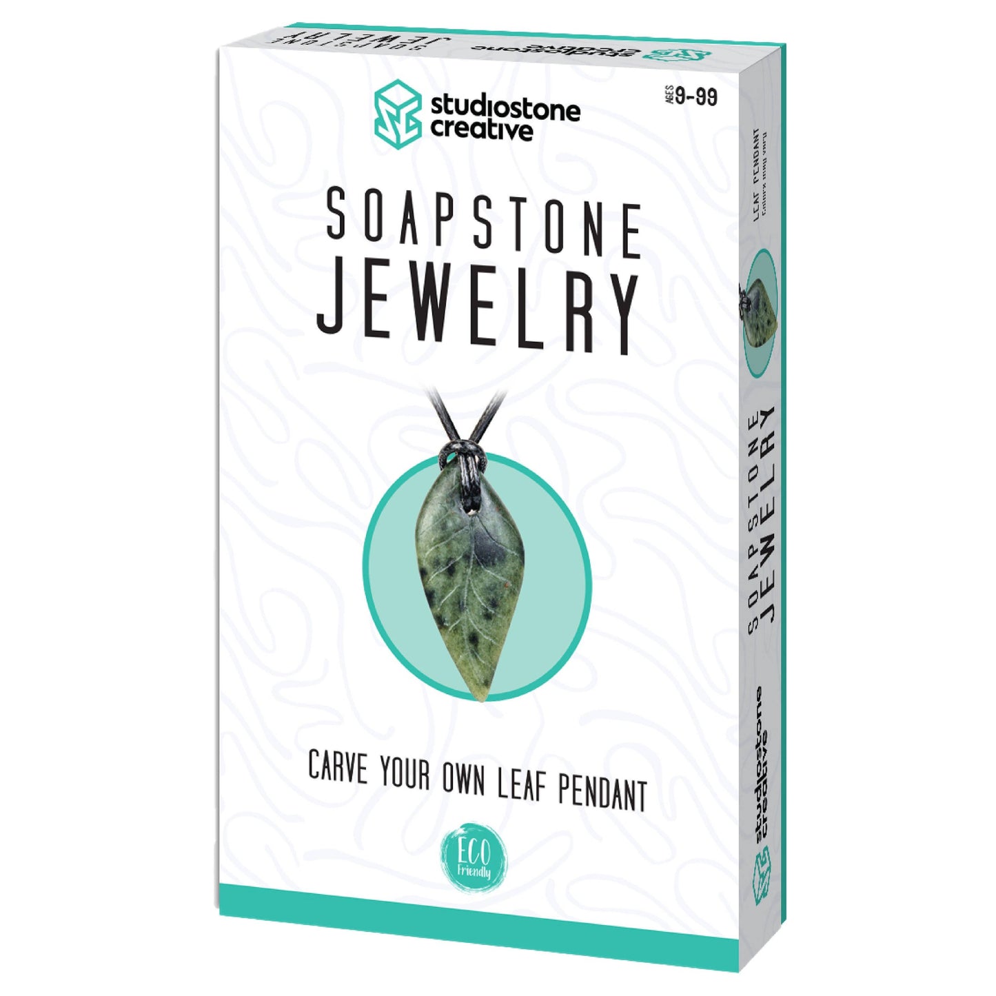 Leaf Soapstone Pendant Jewelry Carving Kit