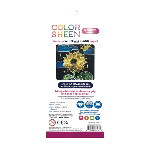 Color Sheen Metallic Colored Pencils