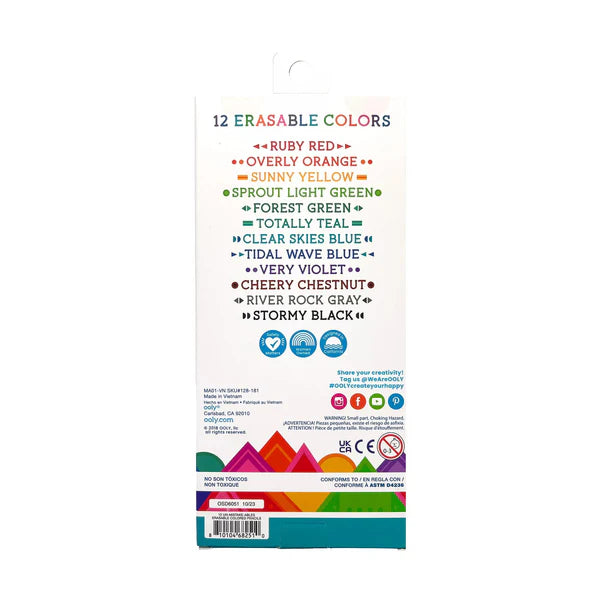 Un-Mistakeables! Erasable Colored Pencils