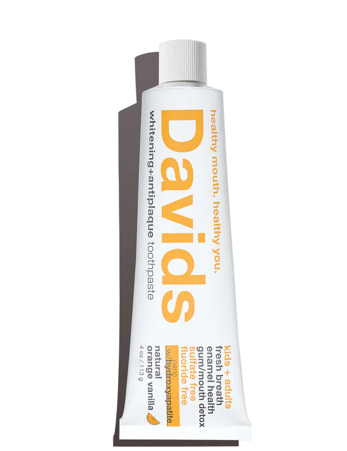 David's Kids & Adults Premium Toothpaste- Orange Vanilla