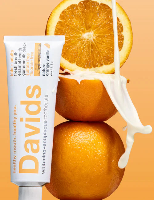 David's Kids & Adults Premium Toothpaste- Orange Vanilla