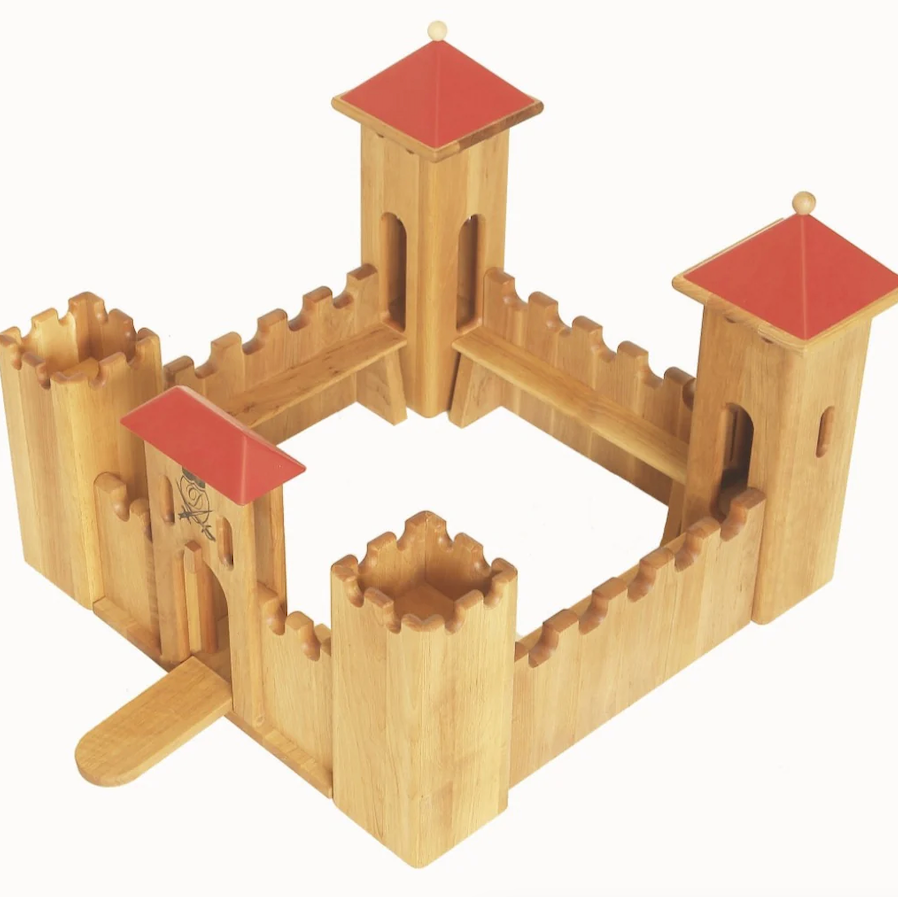 Handcrafted Wooden Fortification Castle