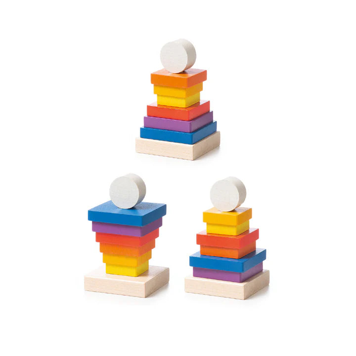 Wooden Toy- Stacking Tower