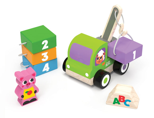 Wooden Building Set- Crane