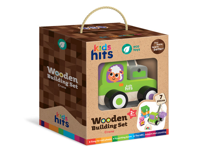 Wooden Building Set- Crane