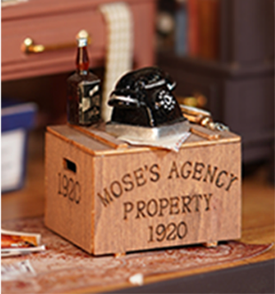DIY Miniature House Kit: Mose's Detective Agency