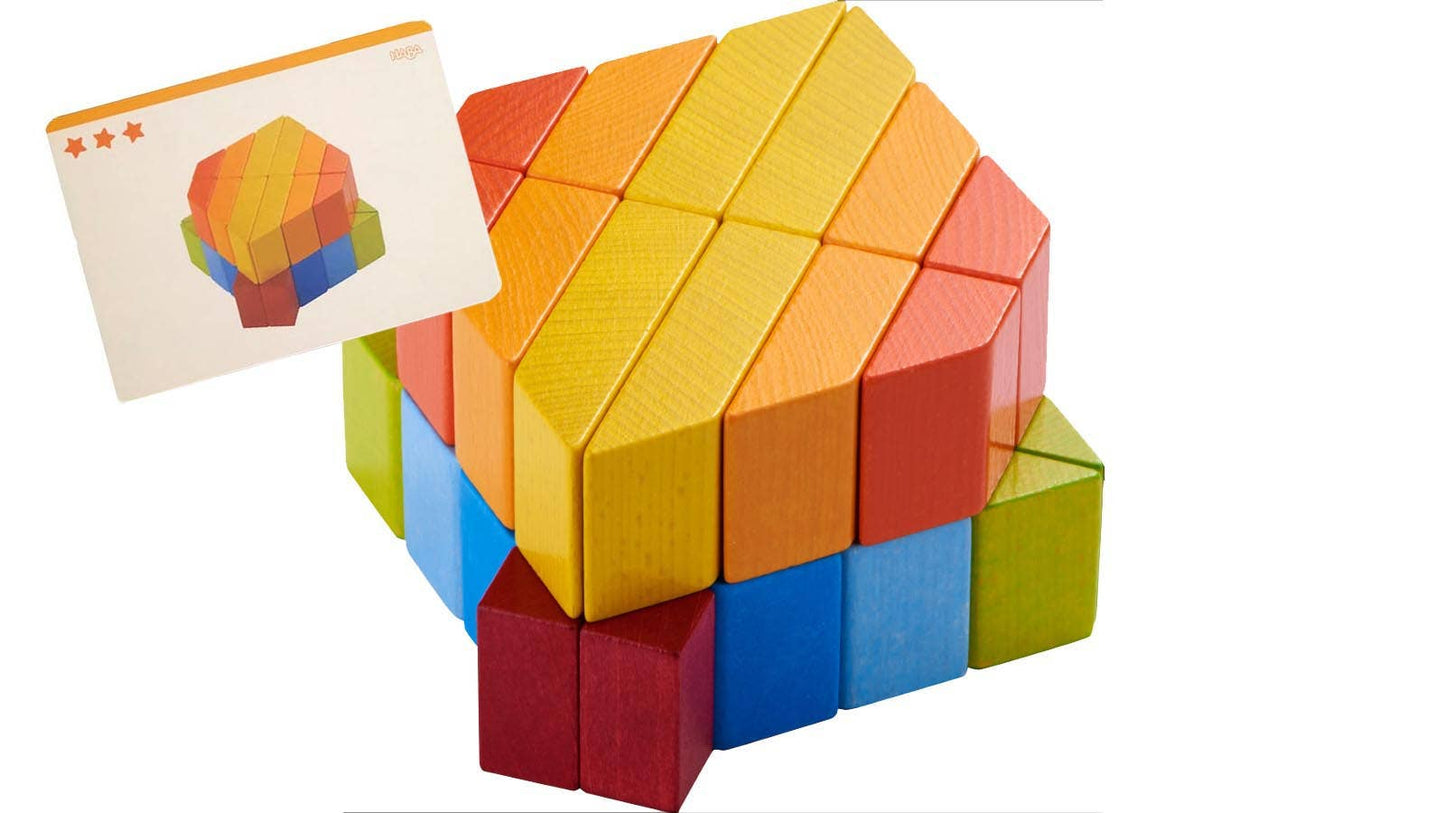 Creative Stones- 3D Wooden Arranging Blocks