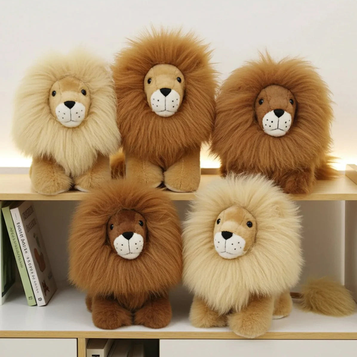 Alpaca Stuffed Animal - Lion 9"