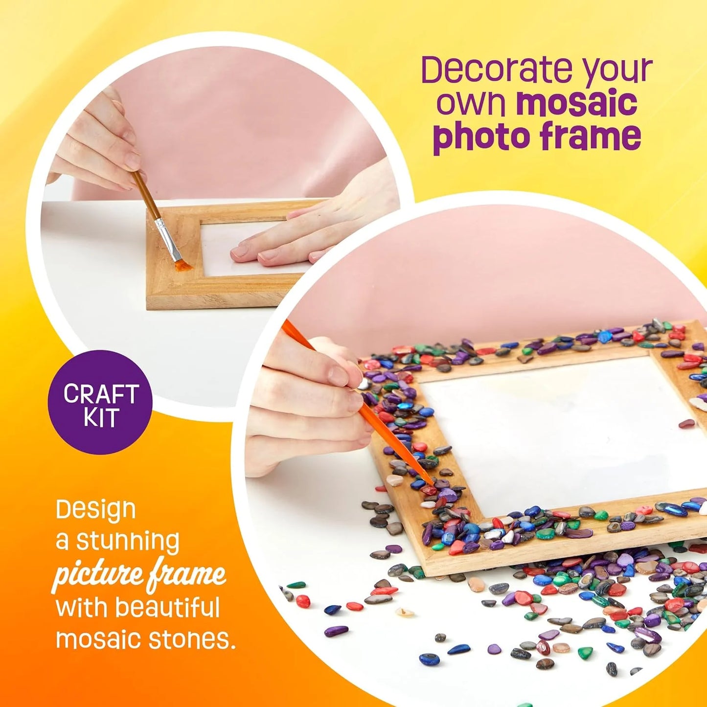 DIY Mosaic Picture Frame Kit