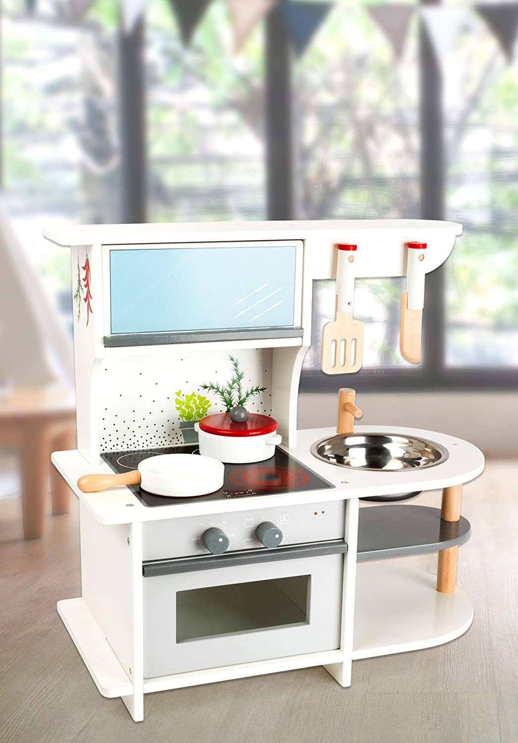 Graceful Children's Play Kitchen Playset