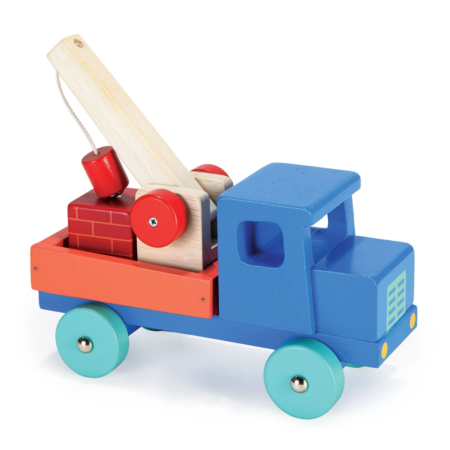Wooden Blue Pick Up Truck