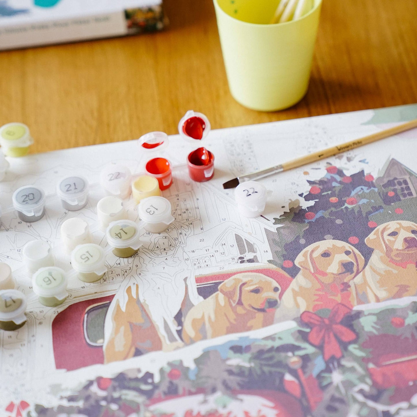 Paint By Number- Puppy Holiday Adventure