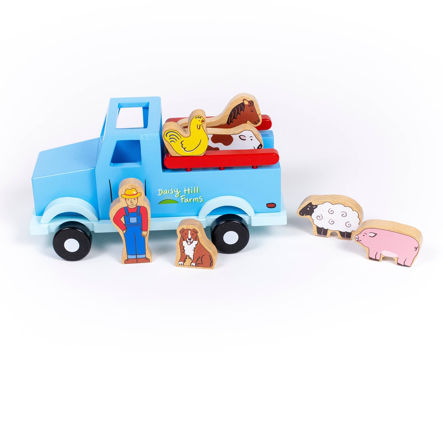 Down on the Farm Wooden Magnetic Truck