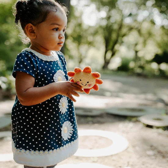 Handmade Organic Sun Rattle
