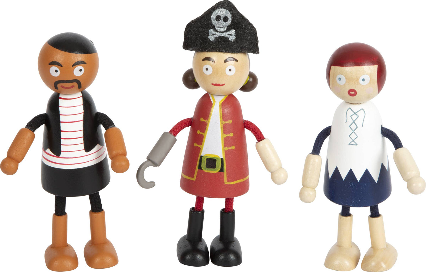 Wooden Bending Dolls Pirate