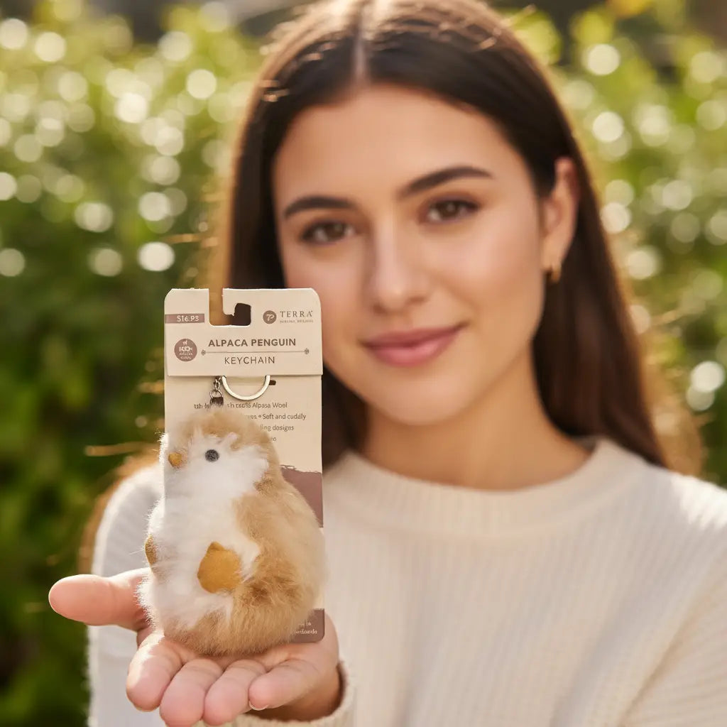 Alpaca Penguin Keychain