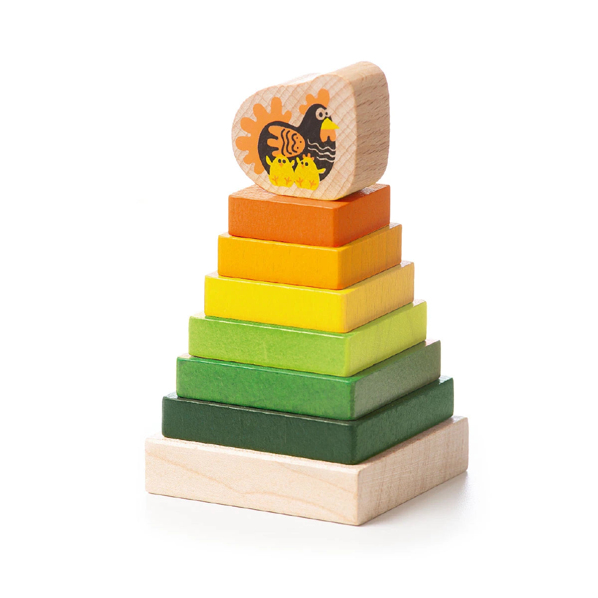 Wooden Toy- Stacking Tower