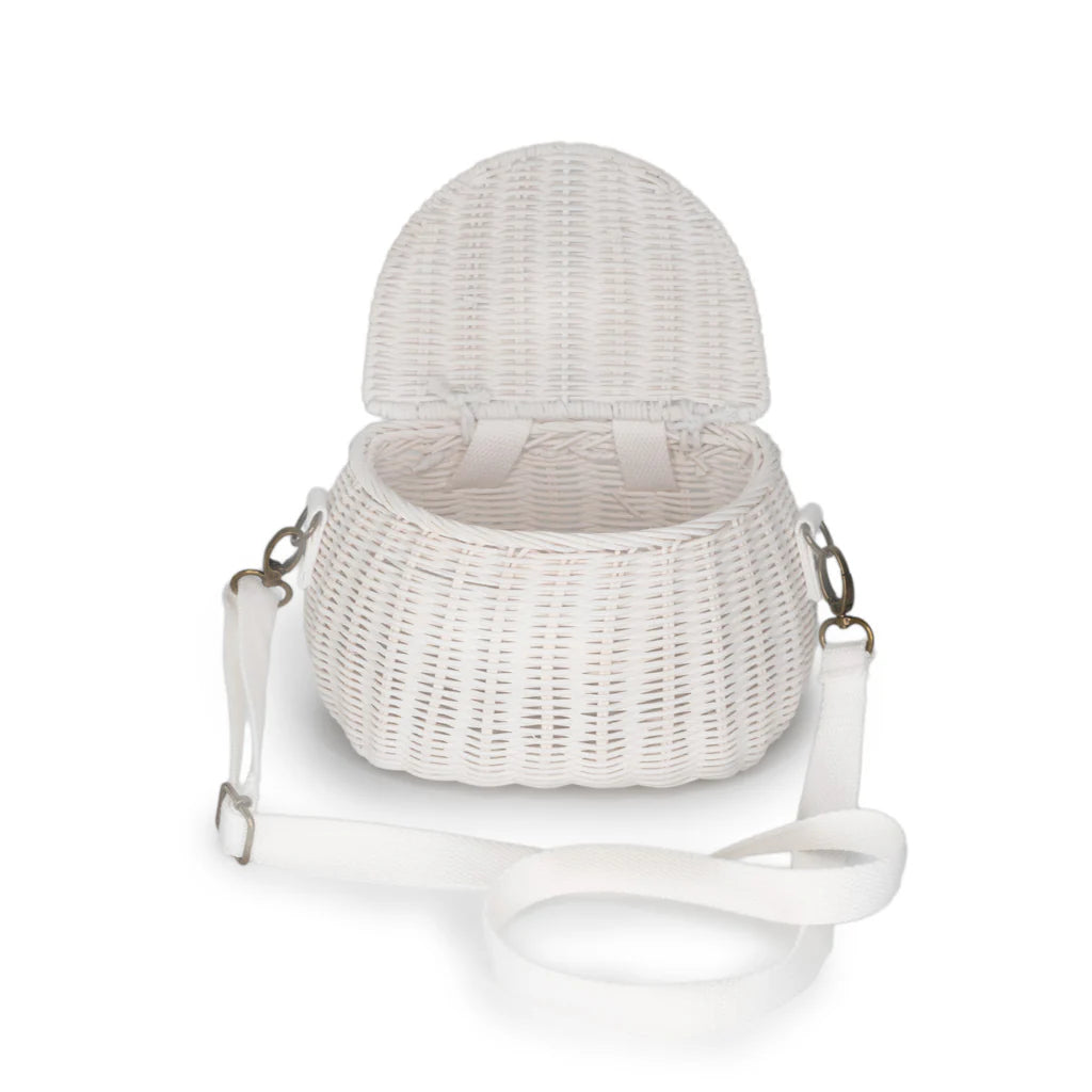 Kids Rattan Basket Backpack