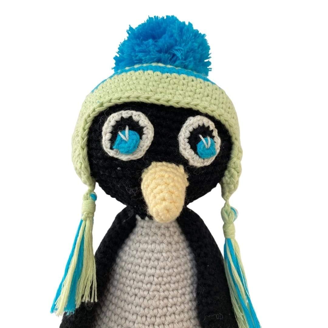 Willy The Penguin- Organic Cotton Crochet Plush