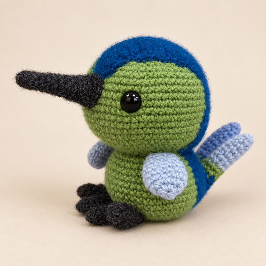Handmade Baby Alpaca - Hummingbird