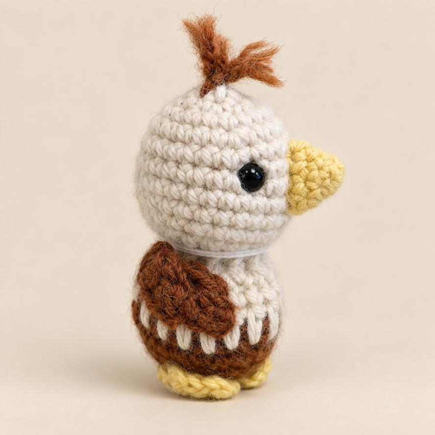 Handmade Baby Alpaca Toy - Baby Eagle