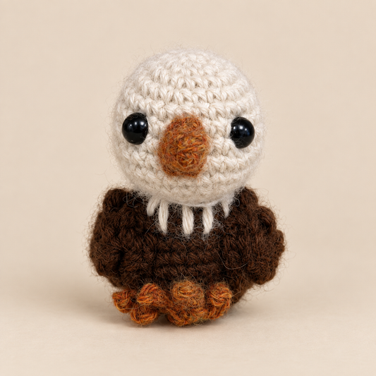 Handmade Baby Alpaca Toy - Baby Eagle