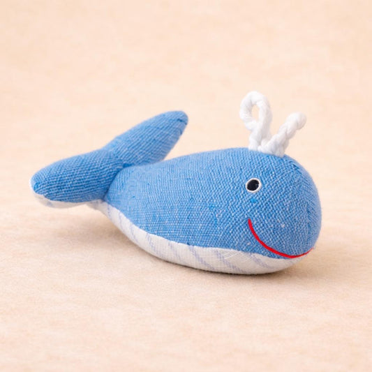 Handmade Organic Cotton Little Critters - Whale