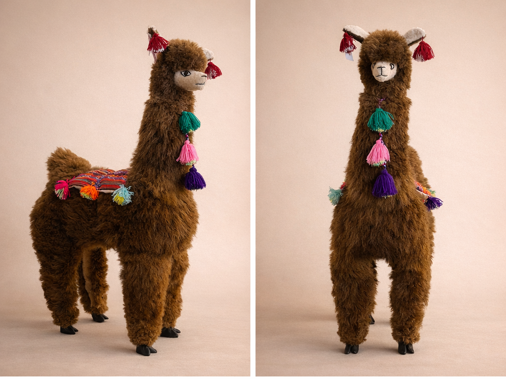 Alpaca Stuffed Animal - Large Alpaca 48"