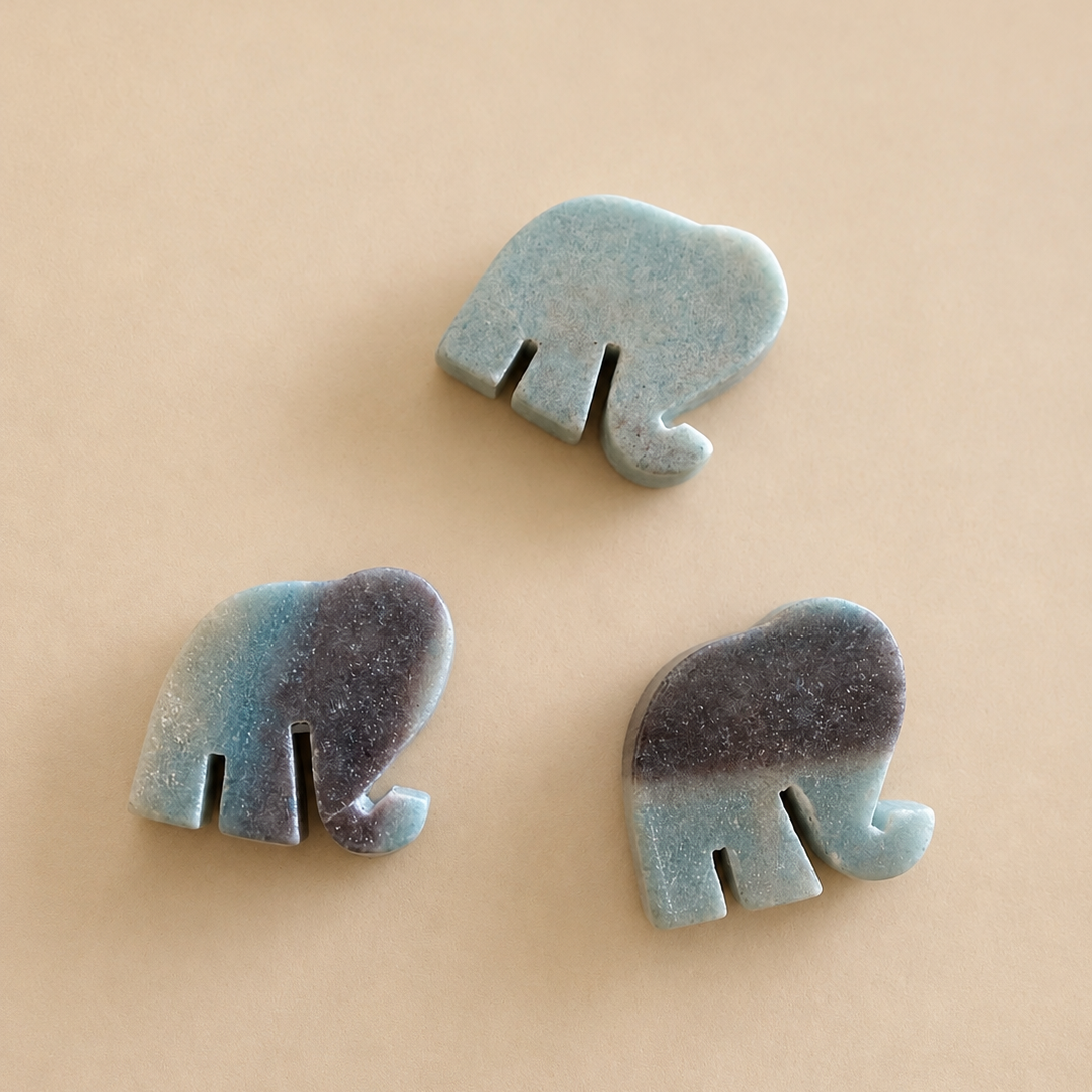 Gemstone - Flat Elephant